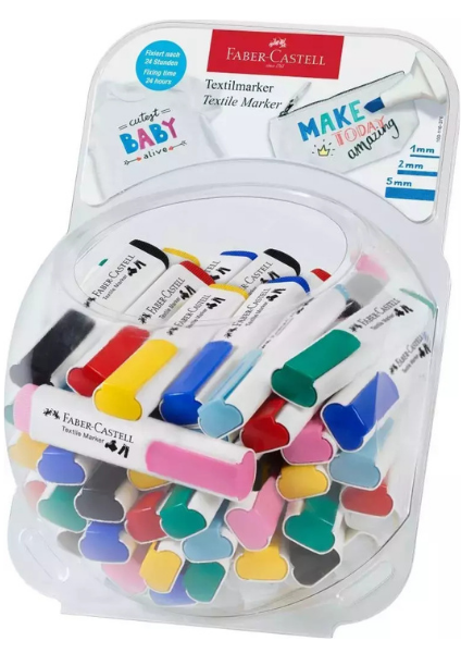 Faber-Castell Tekstil Markörü 50'li